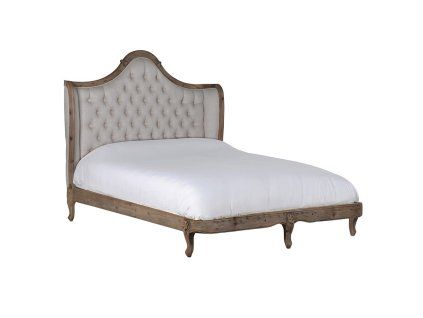 Luxusní designová postel Rustic 150cm s čalouněným čelem